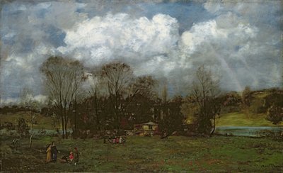 Vroege lente, c.1868 door Hans Thoma
